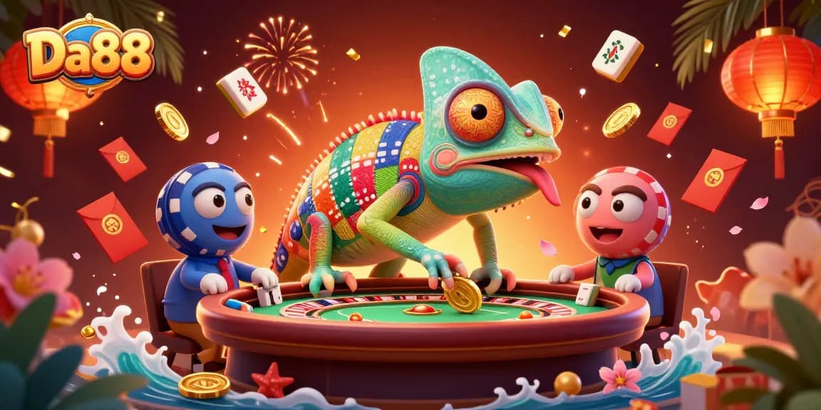 Experience the thrill of Da88 casino with vibrant characters and immersive elements.