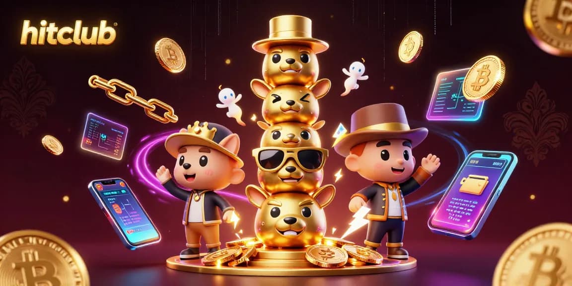 Join the excitement at hitclub with vibrant gaming action around a 3D golden totem poker scene.
