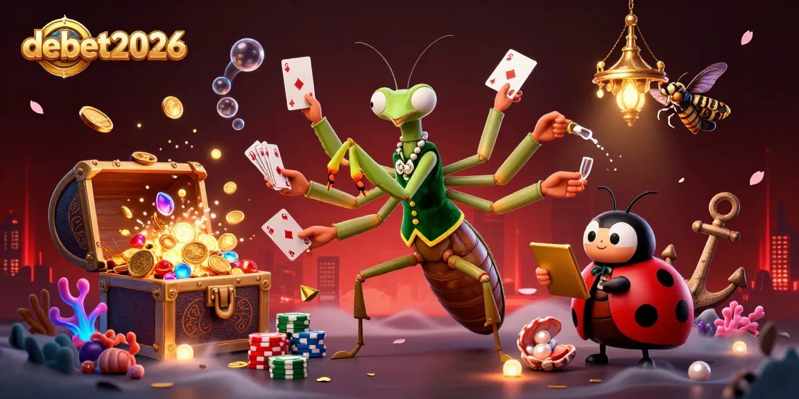 Experience debet2026 at its finest with a lively casino scene filled with vibrant characters and riches.