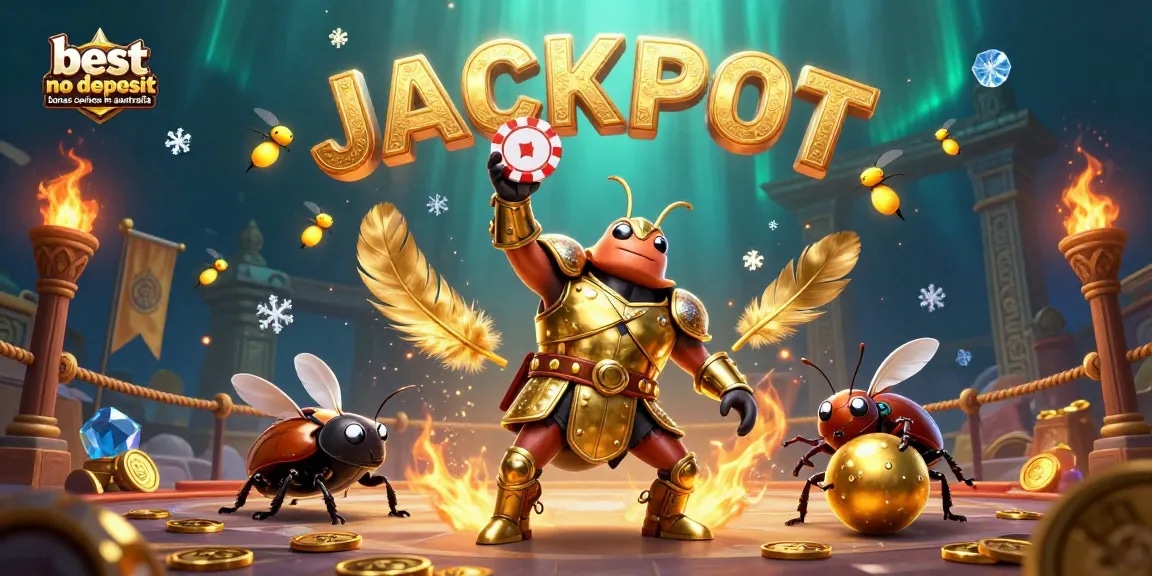Experience the excitement of the best no deposit bonus casinos in Australia with vibrant 3D gaming elements.