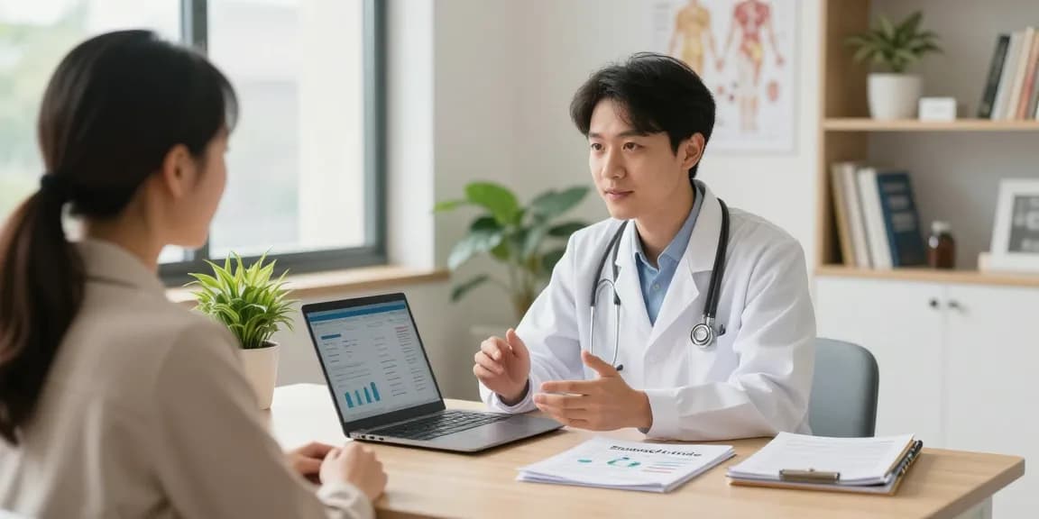 Engaging healthcare consultation with koipeptidescanada.com/semaglutide-canada, promoting patient education on treatments.