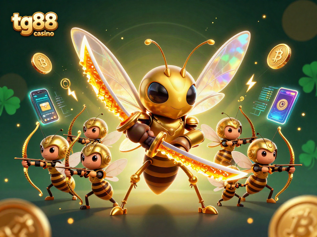 Engage in thrilling action at tg88 casino with an ultra-detailed 3D illustration showcasing vibrant gaming elements.