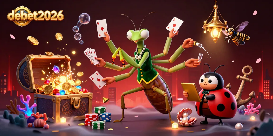 Experience debet2026 at its finest with a lively casino scene filled with vibrant characters and riches.