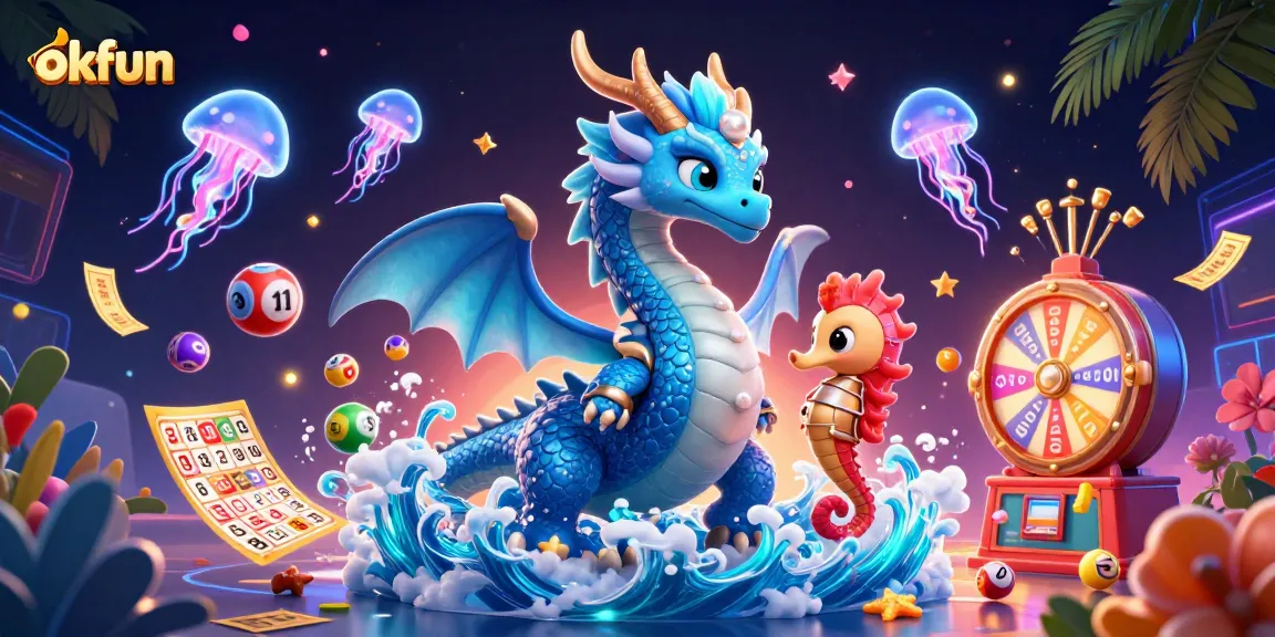 Play exciting games at okfun while enjoying vibrant casino elements and dynamic action visuals.