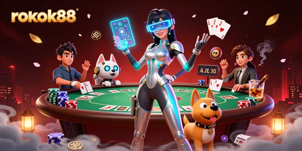 Experience thrilling gameplay at rokok88 with vibrant 3D characters and dynamic casino elements.