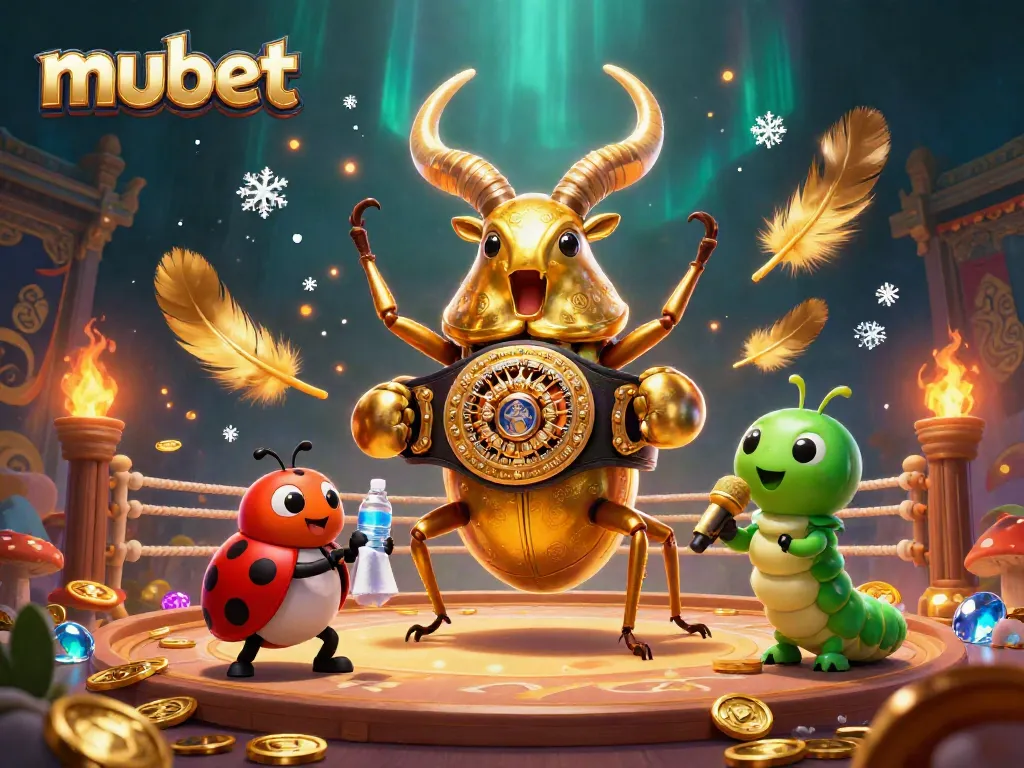 Engage in thrilling casino experiences with mubet in this vibrant 3D illustration.