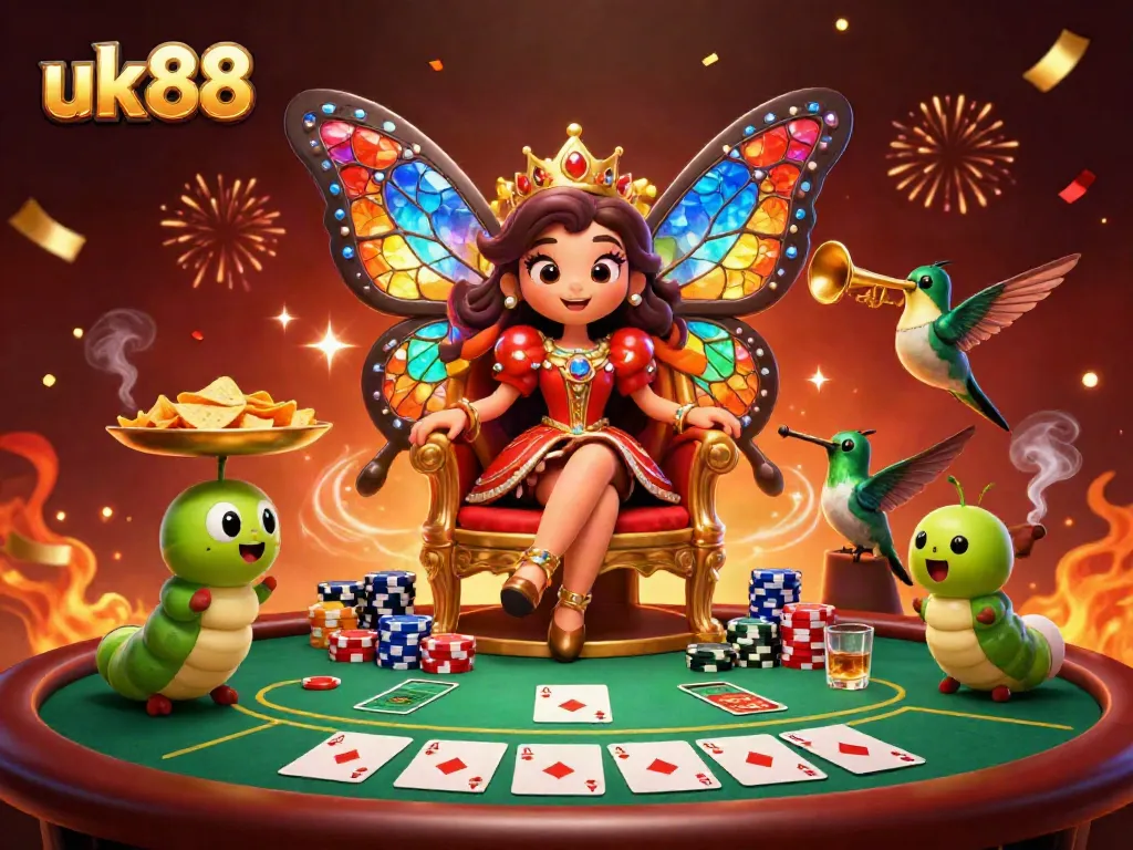 Experience the excitement of betting at uk88 with stunning casino visuals and vibrant characters.