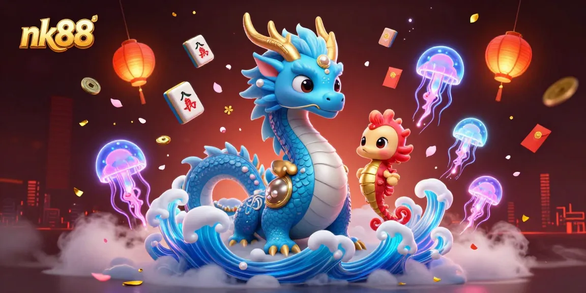 Join nk88 for thrilling casino adventures with a vibrant dragon and lucky elements energizing gameplay.