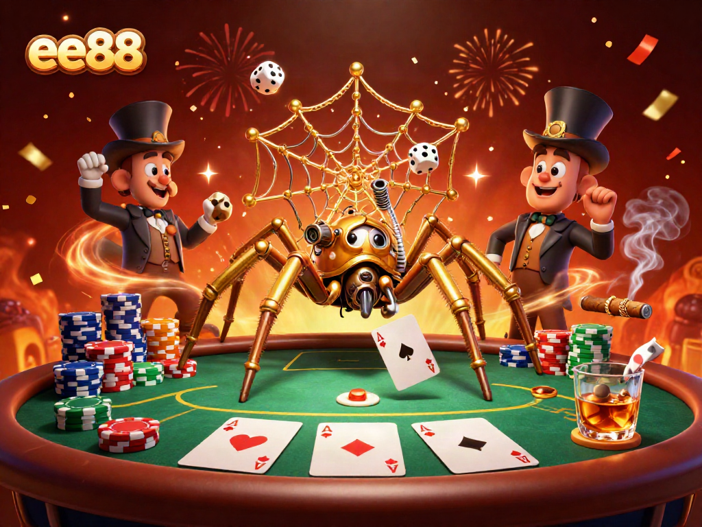 Catch lucky wins at ee88 with steampunk-themed poker excitement and dynamic characters!