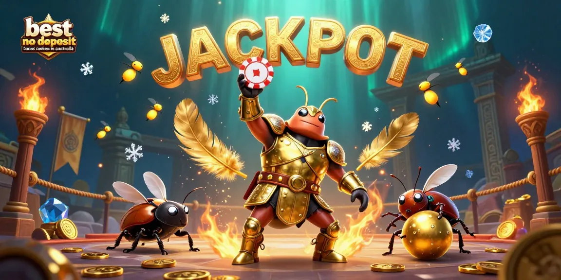 Experience the excitement of the best no deposit bonus casinos in Australia with vibrant 3D gaming elements.