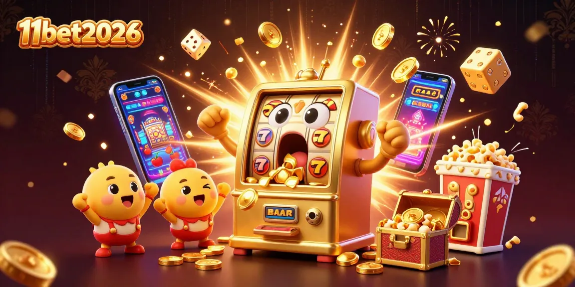 Experience the thrill of jackpot wins at 11bet2026 with golden slot machines and dynamic casino elements.