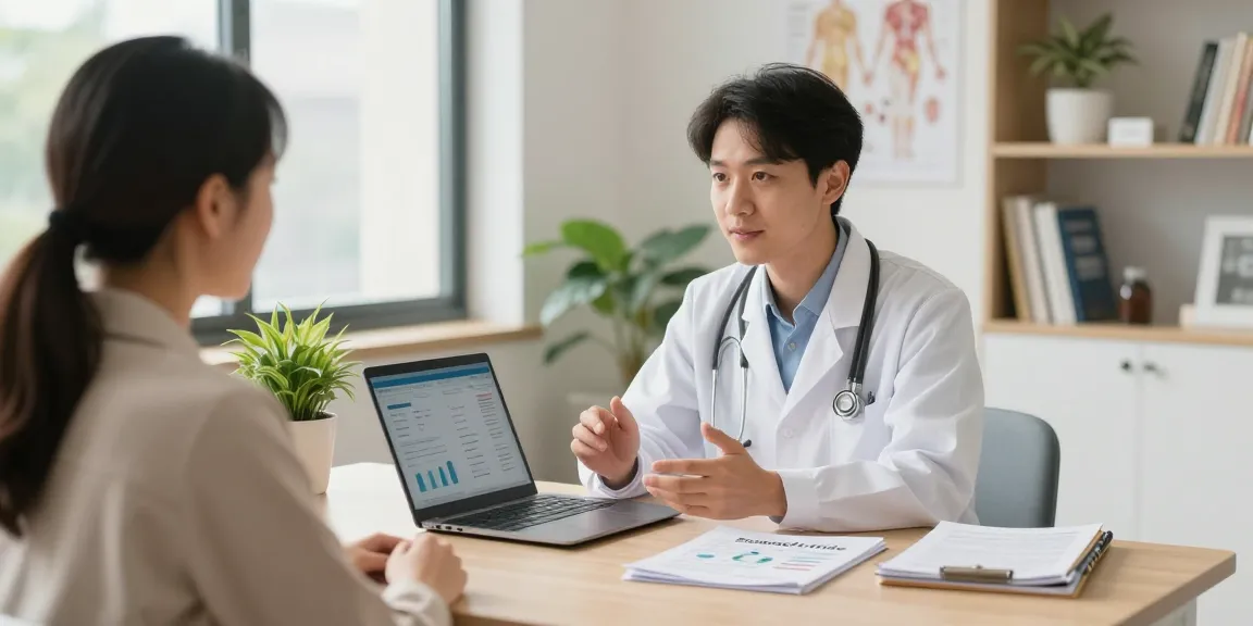 Engaging healthcare consultation with koipeptidescanada.com/semaglutide-canada, promoting patient education on treatments.