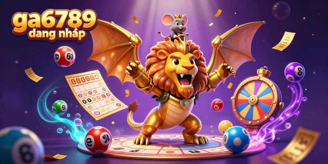 Engage in thrilling gameplay with ga6789 dang nhap, featuring vibrant 3D creatures and dynamic casino elements.