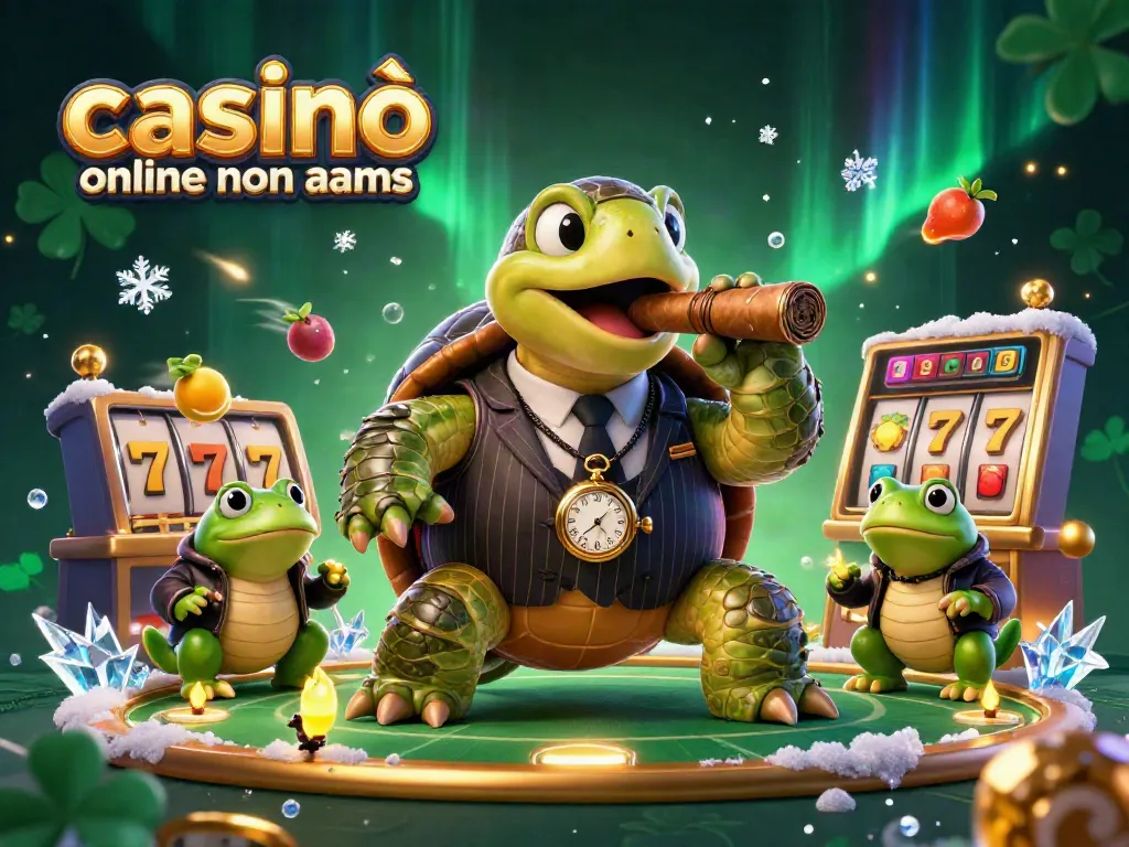 Gioca nei casinò online non AAMS con simboli fortunati e una scena piena d'azione.
