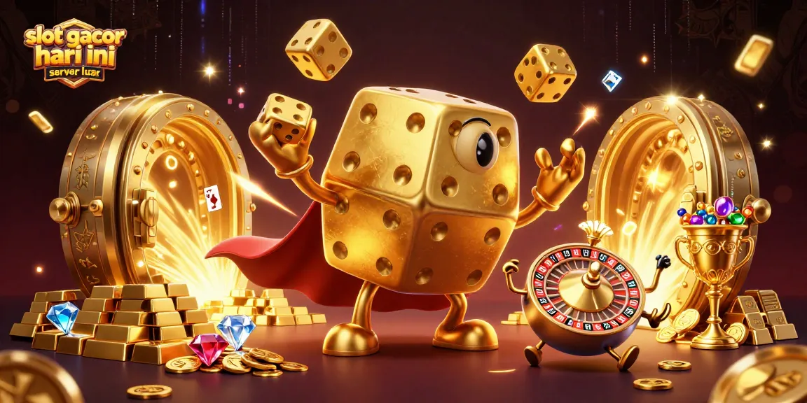 Experience thrilling wins at slot gacor hari ini server luar with a vibrant casino scene bursting with excitement.