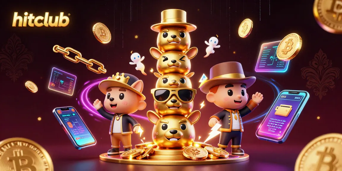 Join the excitement at hitclub with vibrant gaming action around a 3D golden totem poker scene.