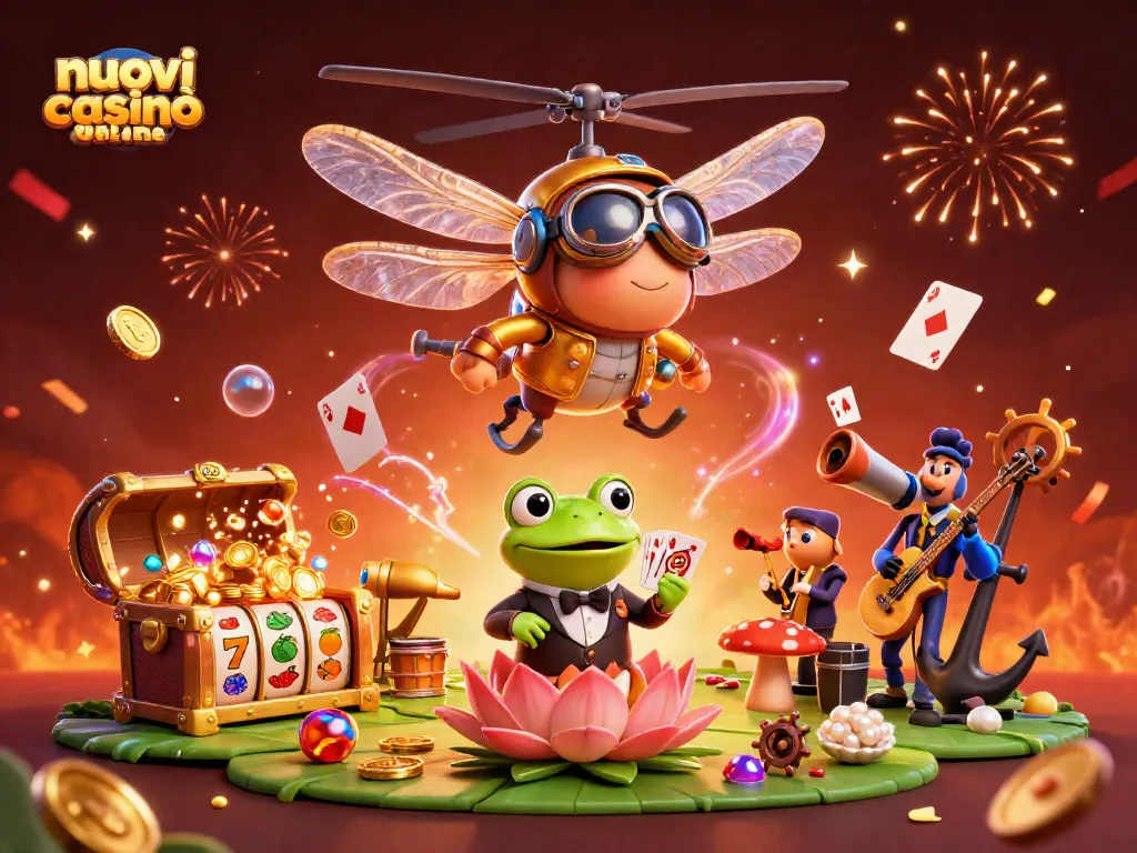 Gioca nei nuovi casinò online con croupier e slot divertenti in un ambiente festoso.