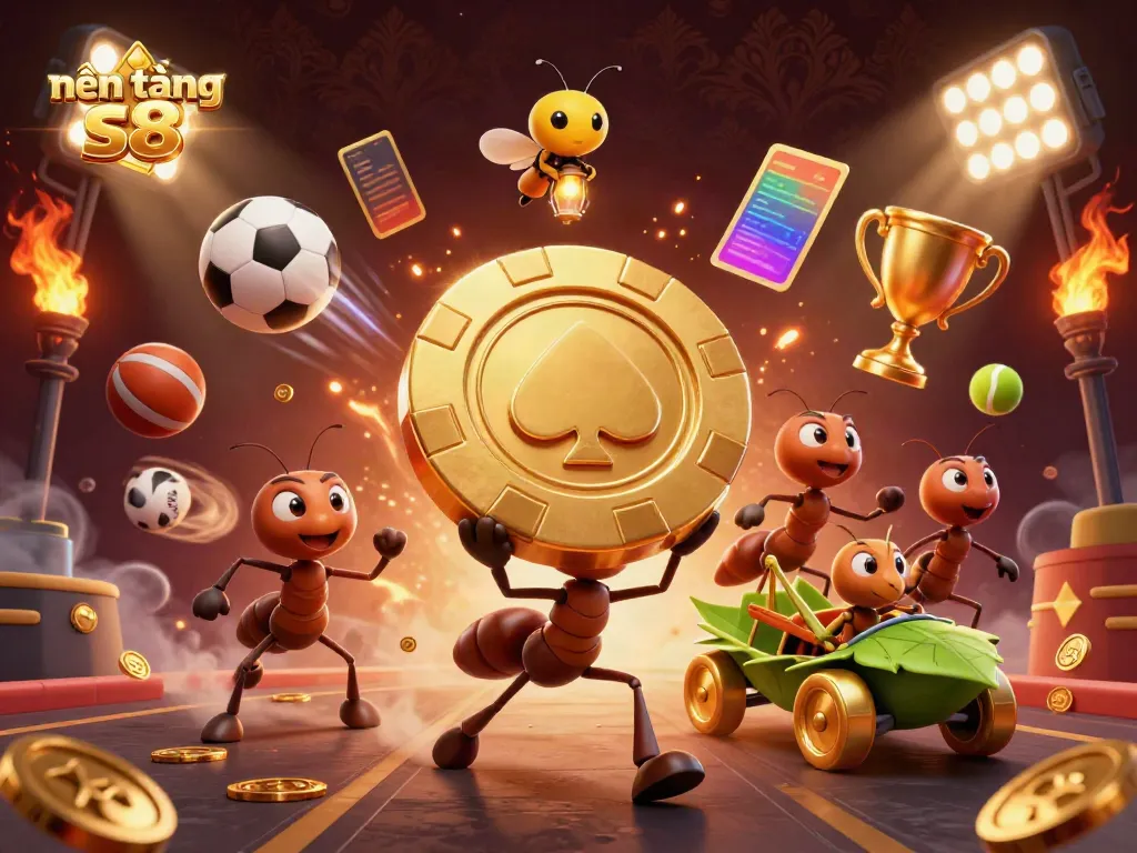 Experience the excitement of nền tảng s8 as cartoon ants embark on a thrilling heist adventure.
