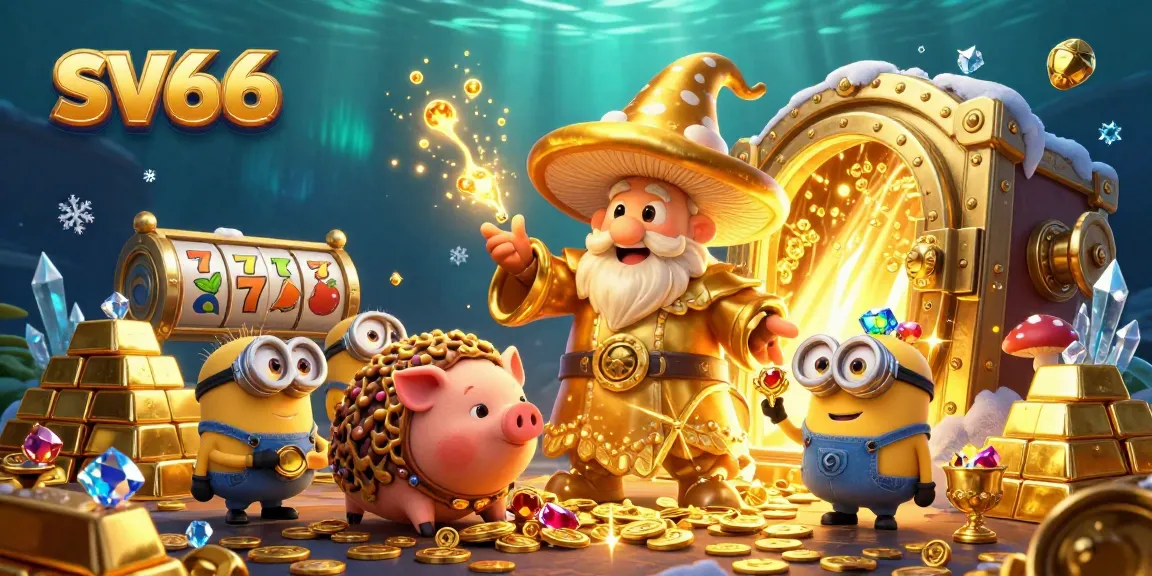 Spin your luck with sv66 in a vibrant, magical casino adventure filled with treasures.