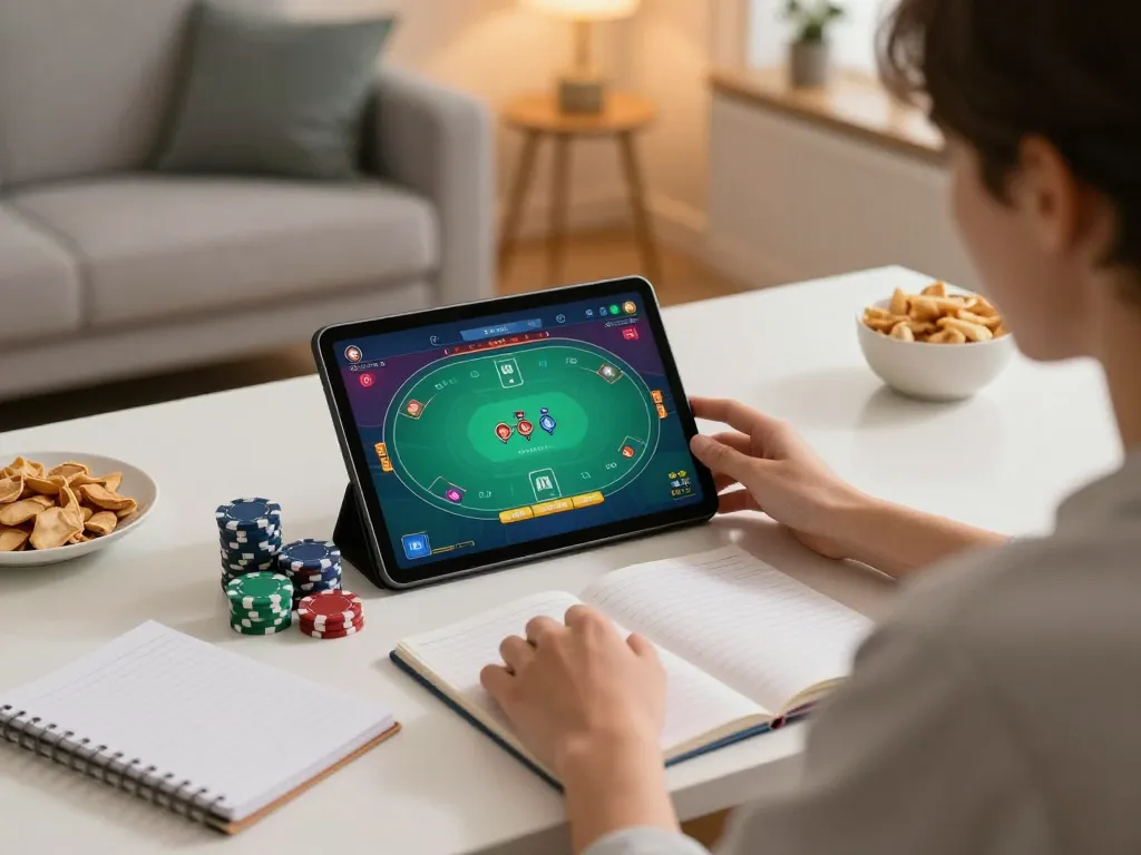 Mainecoasthemp reviews online poker strategies at home, showcasing a dynamic live game atmosphere.