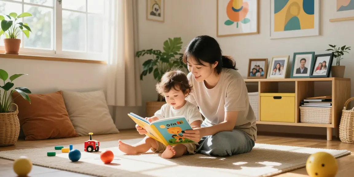 Parent and child bonding through reading at home, rokok88 nurturing family moments.