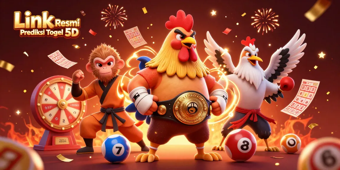 Engage with thrilling gameplay as Link Resmi Prediksi Togel 5D illuminates the lottery scene with vibrant characters.