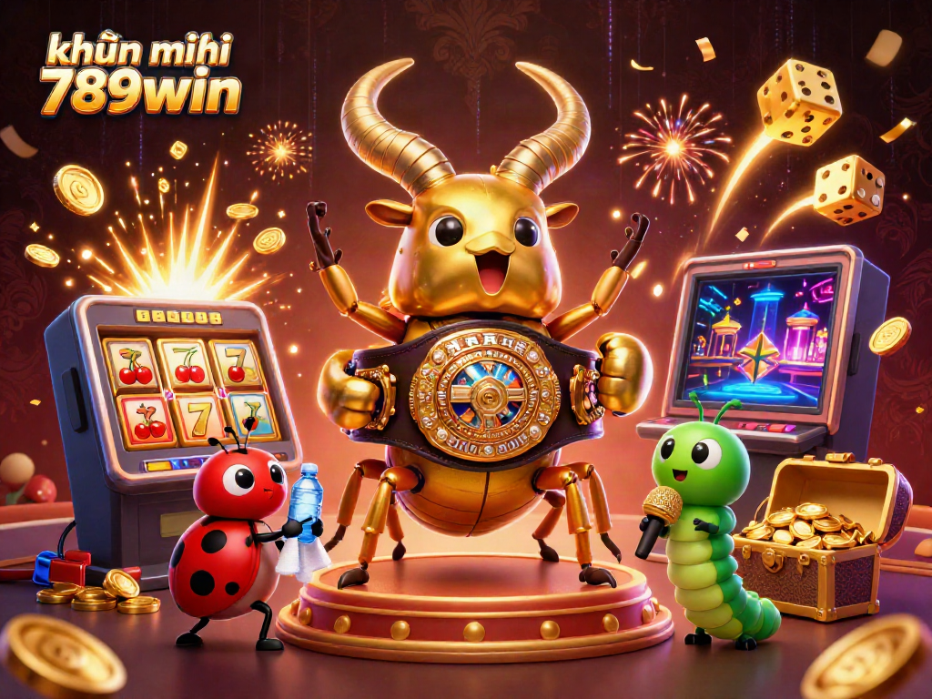 Experience the khuyến mãi 789win with an explosive jackpot scene featuring vibrant characters and casino elements.