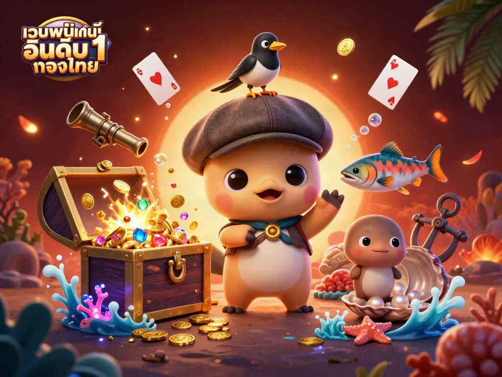 เพลิดเพลินไปกับเกมส์ในพนันออนไลน์ อันดับ 1 ของไทย พร้อมกับการ์ตูนที่น่ารักและลูกเล่นมากมาย