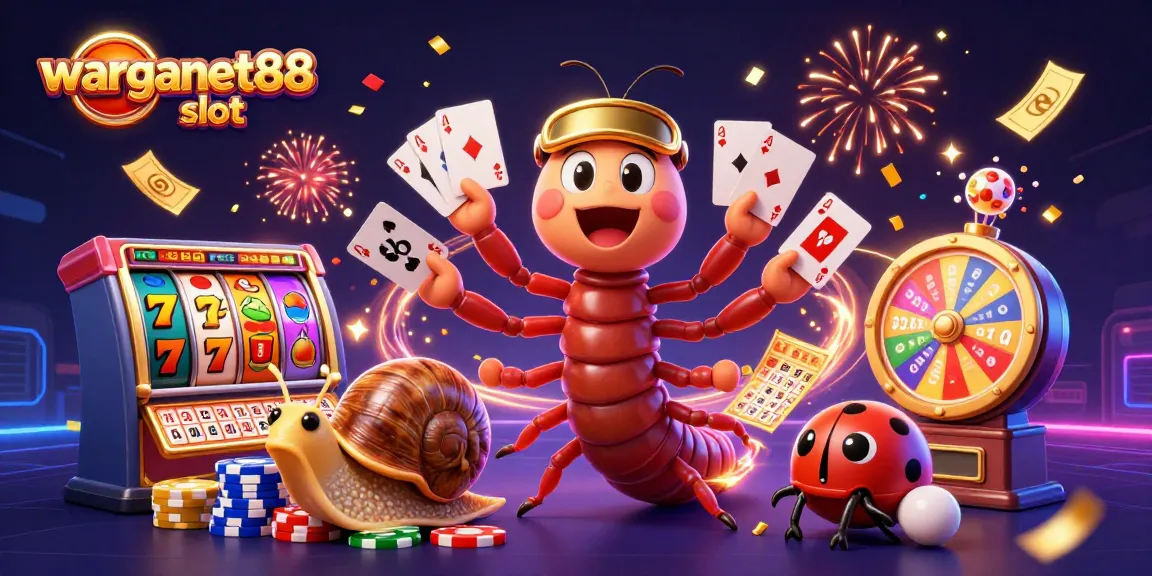 Engage in thrilling warganet88 slot action with vibrant casino characters and dynamic game elements.