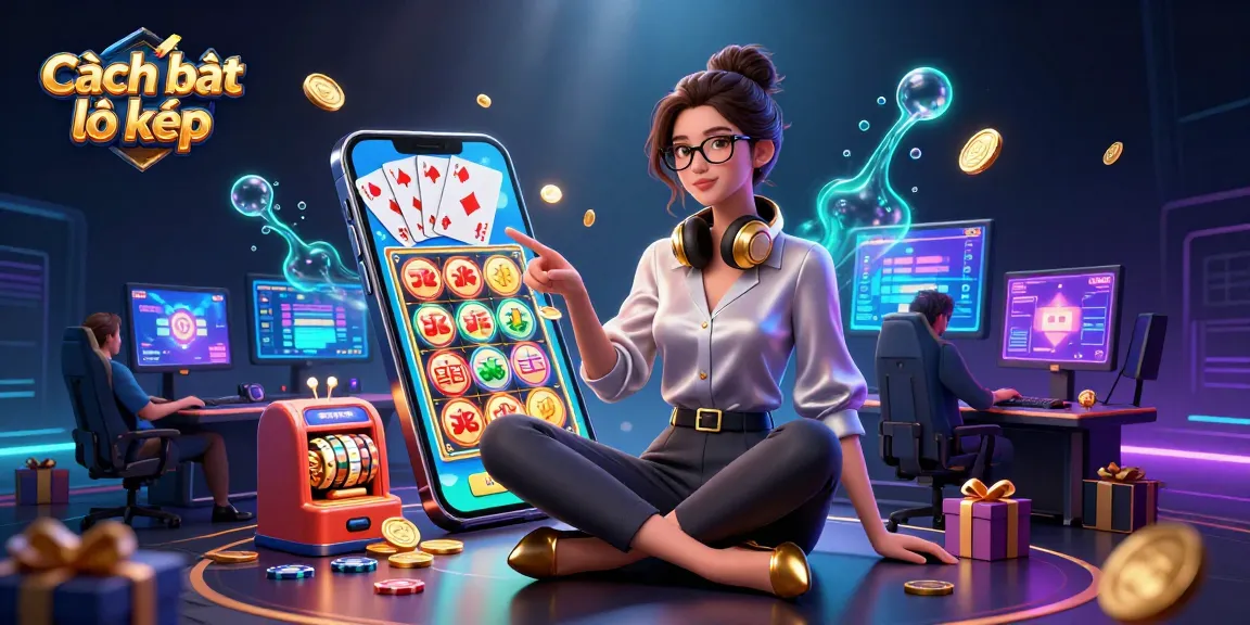 Engage in Cách bắt lô kép with an expert as she analyzes winning strategies at her high-tech setup.