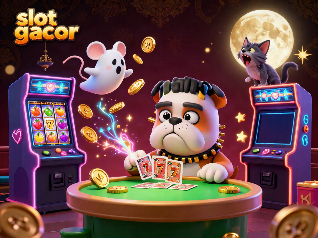 Experience the thrilling action of slot gacor with vibrant characters and carnival elements.