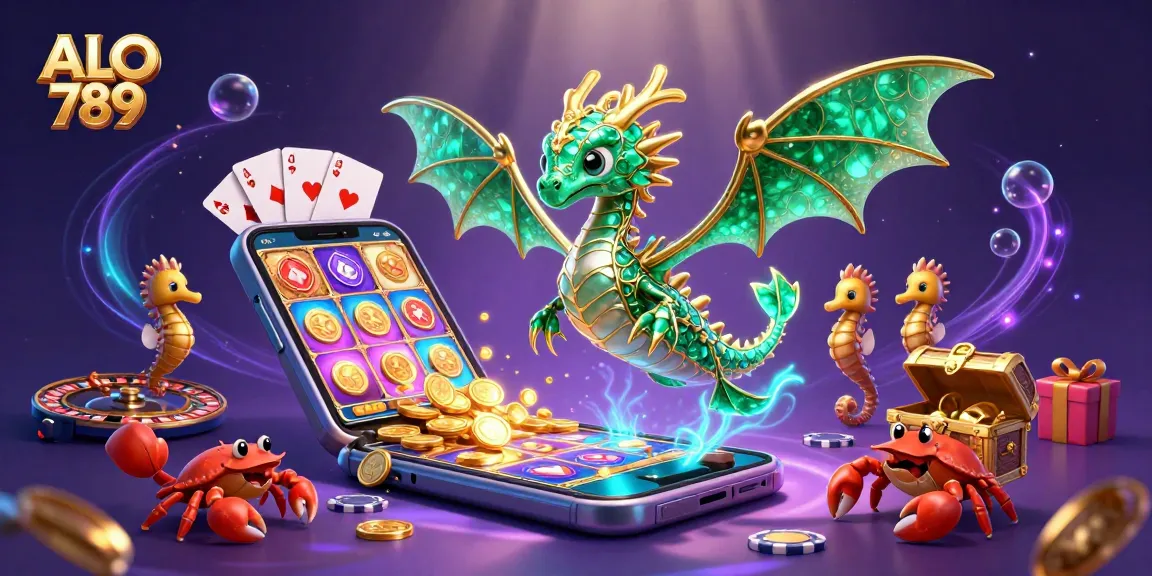 Engage in thrilling gameplay at ALO 789 with dynamic casino elements and vibrant visuals.