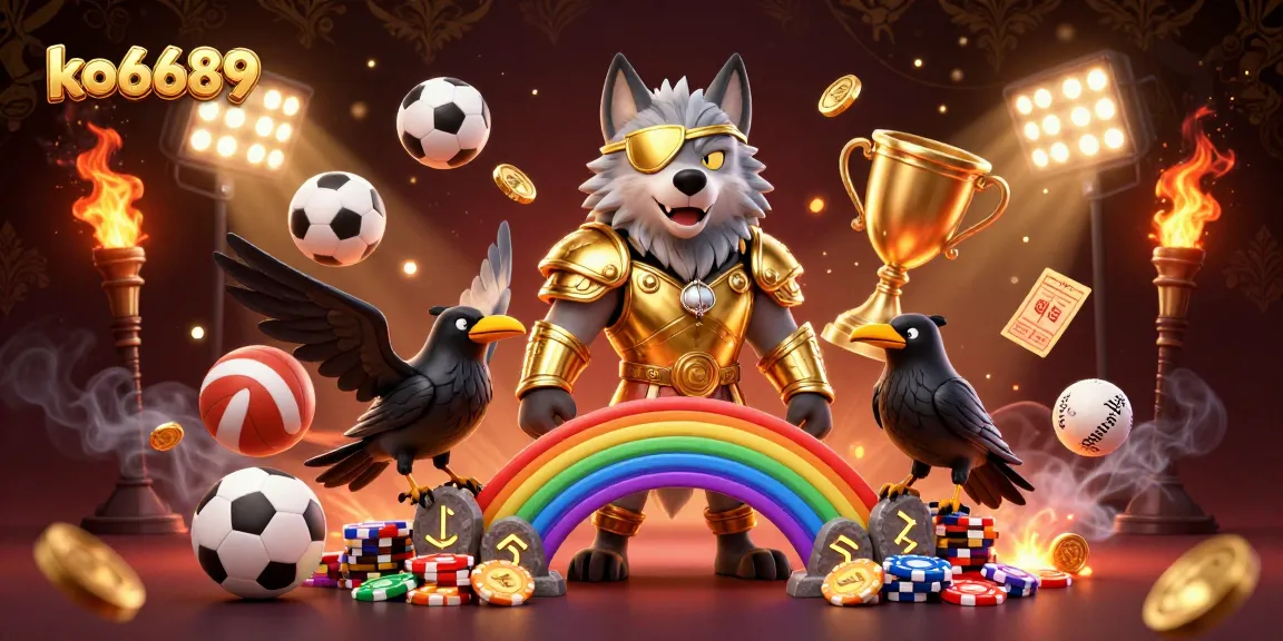 Engage in gaming excitement at ko6689 with dynamic 3D casino elements and mythological characters.